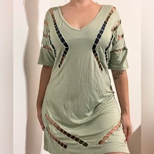 Sandivea womens swim coverup size M